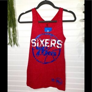 NWT 76ers adidas tank top
